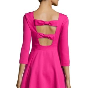 Kate Spade ponte flirty back dress